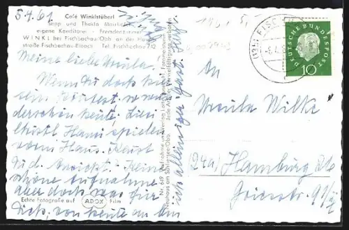 AK Winkl / Fischbachau, Café Winklstüberl