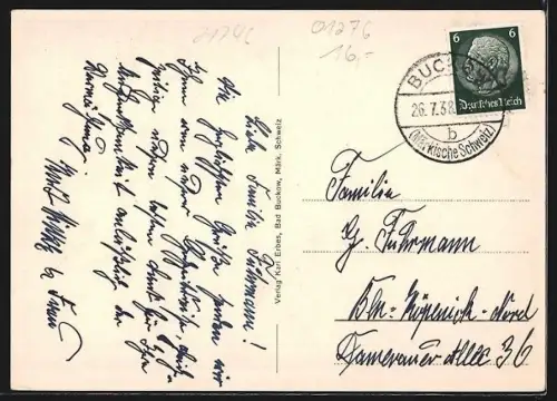 AK Bad Buckow /Märk. Schweiz, Restaurant Ritzhagener Mühle und Mühlenteich