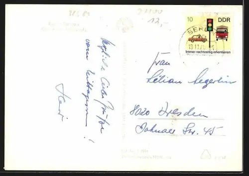 AK Berlin-Pankow, Ratskeller-Tagescafé Innenraum mit Flügel