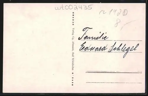 AK Bad Wörishofen, Kurpromenade mit Flusspartie