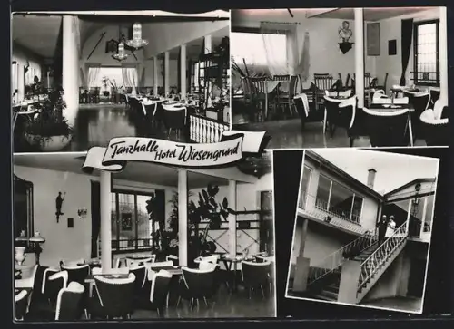AK Langenbach / Westerwald, Hotel-Café-Pension Zum Wiesengrund