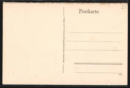AK Rezonville, Quartier d. Prinzen Luitpold v. Bayern in d. Nacht vom 18. auf 19. August 1870