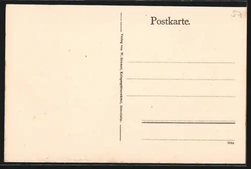AK Rezonville, Quartier d. Fürsten v. Bismarck in d. Nacht vom 18. auf 19. August 1870
