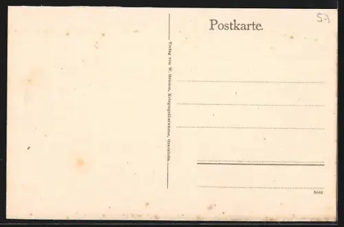 AK Rezonville, Quartier d. Grossherzogs v. Hessen, Ludwig IV., u. Prinz Wilhelm v. 6. bis 10. September 1870