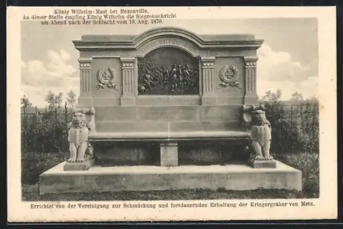 AK Rezonville, König Wilhelm-Rast