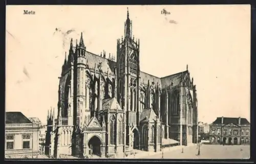 AK Metz, Blick zum Dom