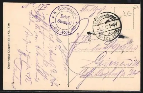 AK Metz, Blick zum Dom