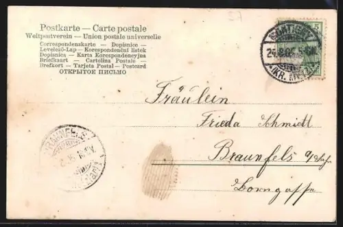 AK Metz, Digue de Wadrinawer et Saint-Quentin avec vue sur la colline et bâtiments adjacents