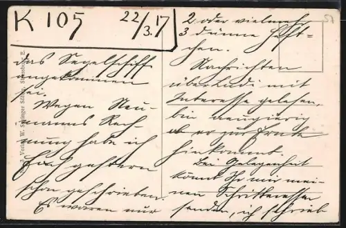 AK Lascemborn, Vue sur le village entouré de collines et de forêts