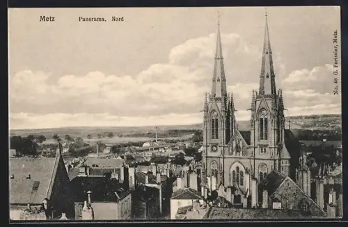 AK Metz, Panorama Nordansicht
