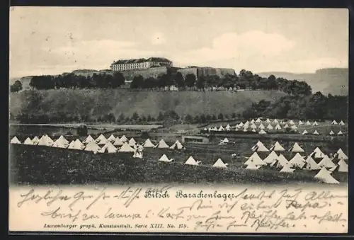 AK Bitsch, Blick auf das Barackenlager