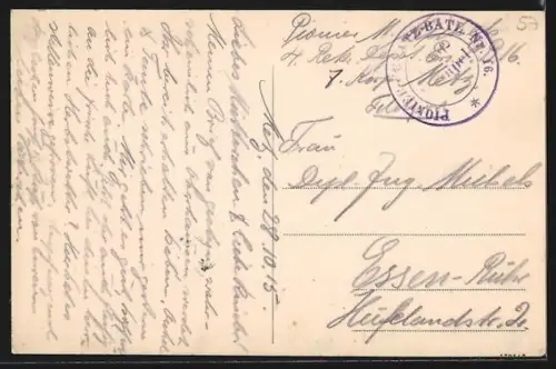 AK Metz, Paradeplatz u. Hauptwache