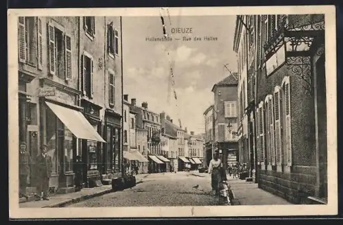 AK Dieuze, Rue des Halles