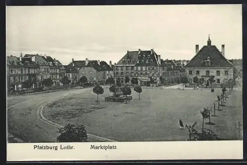 AK Pfalzburg /Lothr., Blick auf den Marktplatz