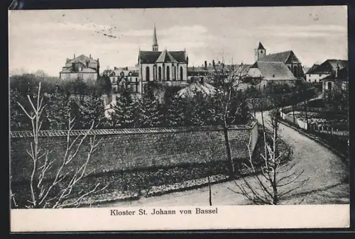 AK St. Johann von Bassel, Blick zum Kloster