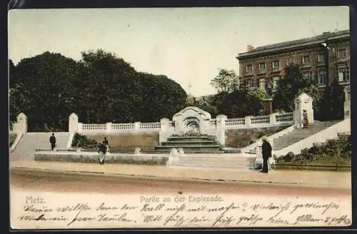 AK Metz, Partie an der Esplanade