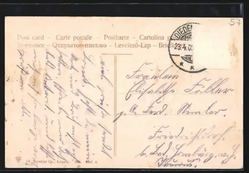 AK Diedenhofen, Partie in der Maximilianstrasse