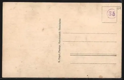 AK Diedenhofen, Eingang zur Stadt von der Moselbrücke