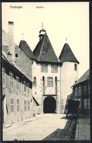 AK Finstingen, Blick zum Stadttor