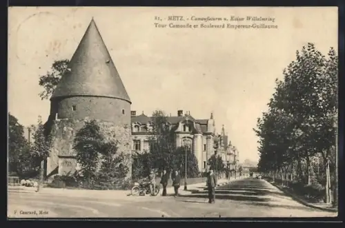 AK Metz, Tour Camoufle et Boulevard Empereur-Guillaume