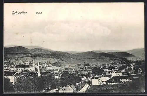AK Gebweiler, Blick über den Ort
