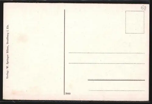 AK St. Amarin /Wesserlingertal, Ortsansicht aus der Vogelschau