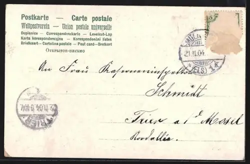 AK Mülhausen i. E., Hôtel de Ville avec son architecture remarquable