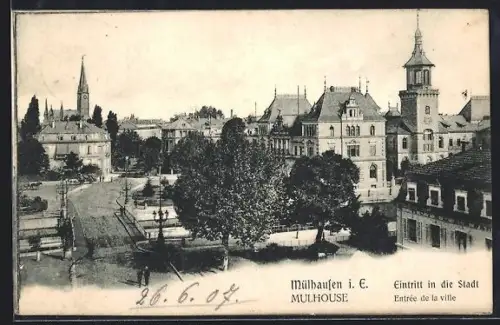 AK Mulhouse, Entrée de la ville