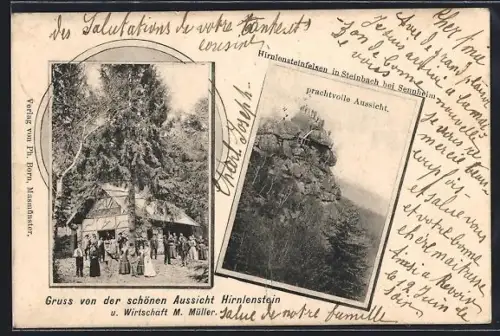 AK Steinach, Gasthaus Hirnlentein, Inh. M. Müller