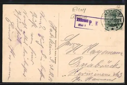 AK Habsheim, Partie in der Haupt-Strasse