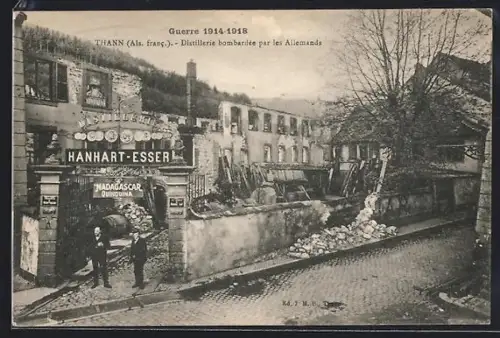 Foto-AK Sulz /O. Els., Marktplatz mit Brunnen 1917