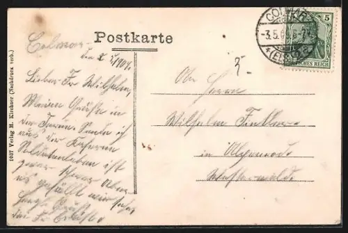 AK Colmar, Jäger-Regt. z. Pferde Nr. 3