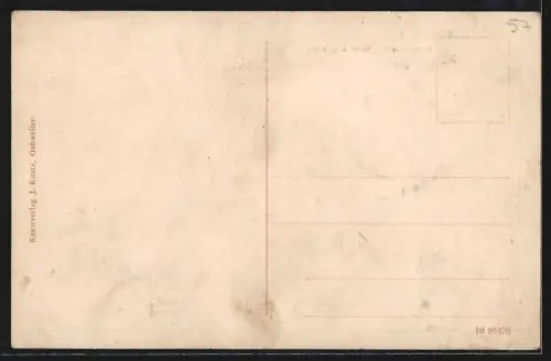 AK Thann /Els., Waisenhaus mit Ruine Engelsburg