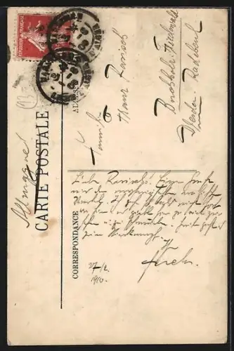 AK Alger, Rue de la Mer Rouge, Rue Arabe