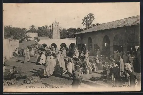 AK Biskra, La Place du Marché