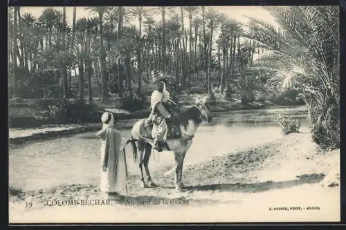 AK Colomb-Bechar, Au bord de la rivière