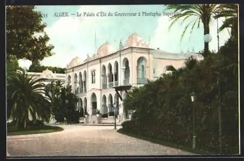 AK Alger, Le Palais d`Été du Gouverneur à Mustapha Supérieur