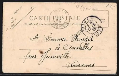 AK Alger, Mosquée El-Djedid et Palais Consulaire