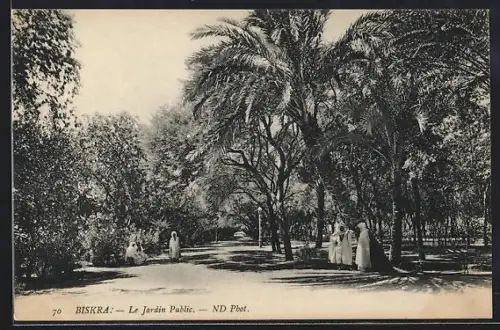 AK Biskra, Le Jardin Public