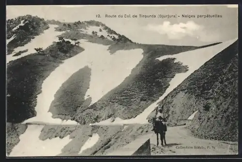 AK Djurjura, Route du Col de Tirourda, Neiges perpétuelles