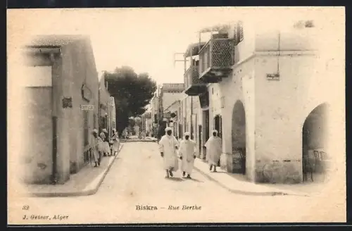 AK Biskra, Rue Berthe