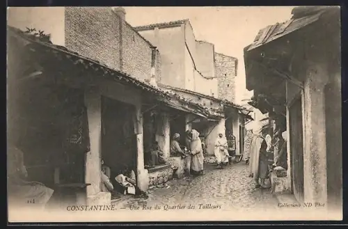 AK Constantine, Une Rue du Quartier des Tailleurs