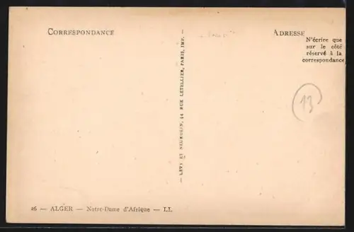 AK Alger, Notre-Dame d`Afrique