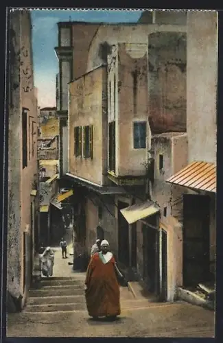 AK Tanger, Une rue de la Casbah