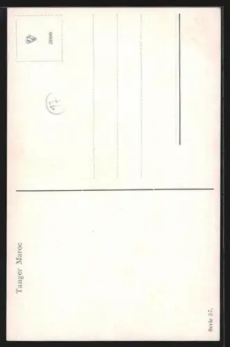 AK Tanger /Maroc, Durchgangsblick auf die Stadt