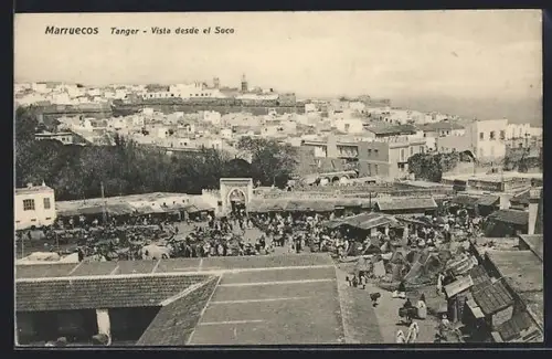 AK Tanger /Marruecos, Vista desde el Soco