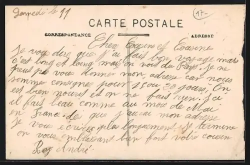 AK Oudjda, Une Place dans un Quartier Arabe