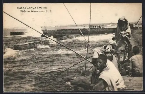 AK Casablanca /Maroc, Pêcheurs Marocains