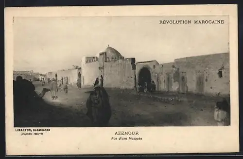 AK Azemour, Rue d`une Mosquée