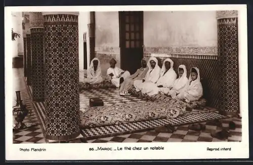 AK Marokko, Le the chez un notable